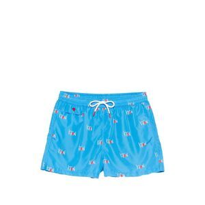 Kiton Men Swim Shorts With Logo Print